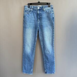 Womens Paige Sarah Slim denim - jeans - blue - distressed - zip fly - size 29